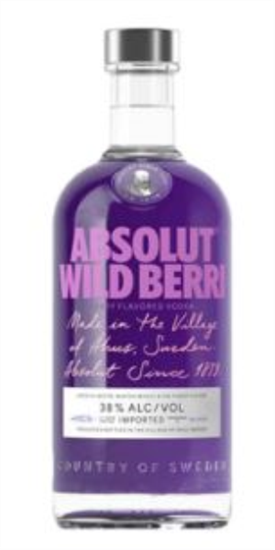 Image sur Absolut Wild Berries 38° 0.7L